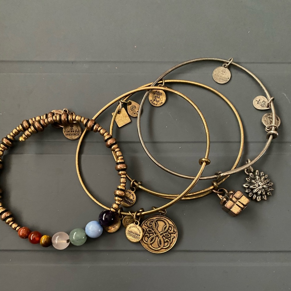 Alex and Ani Bracelets 4 Pack